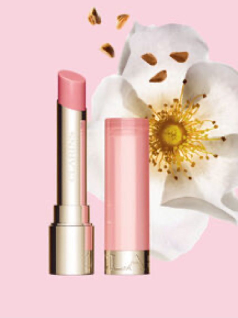 Clarins Hydrating Peptide & Plumping Lip Oil Balm 01 0.1oz